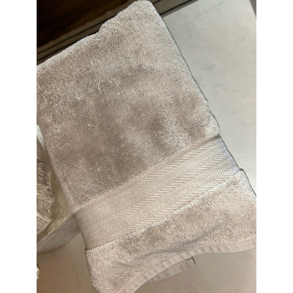 Quince Plush Turkish Bath Towels In Tan/Beige/Oat
